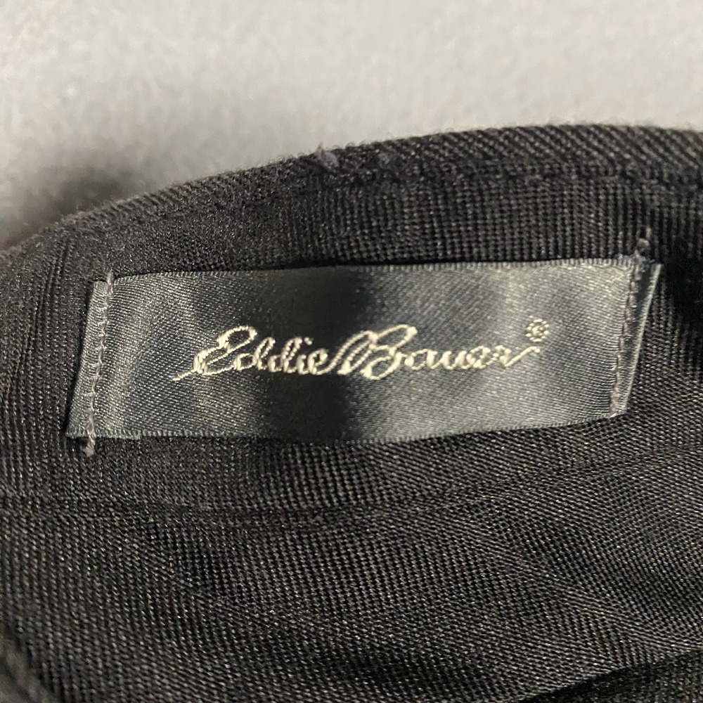Vintage Eddie Bauer Mens 33 Charcoal Gray 100% Wool Pleated Dress Pants Slacks‎ - Picture 4 of 7
